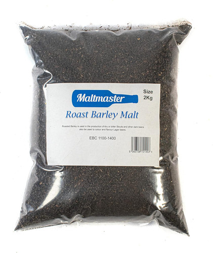 Crushed roast barley - crushed, malt