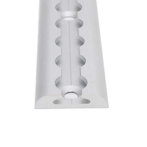 Drilled airline rail aluminium - drilled,