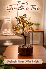 Tree of Life Woodbase Pyrite