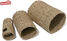 ROSEWOOD NATURALS SEAGRASS TUNNEL SMALL ANIMAL FUN HIDEOUT 3 SIZES