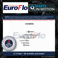 Exhaust Back / Rear Box fits