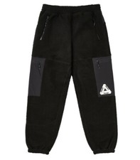 Palace THERMALITE FLEECE JOGGER BLACK Size Large Sherpa Pants Tri-Ferg Logo