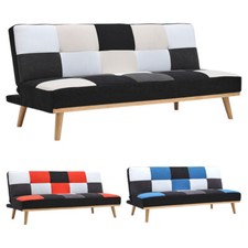 3 Seater Sofa Bed Patchwork