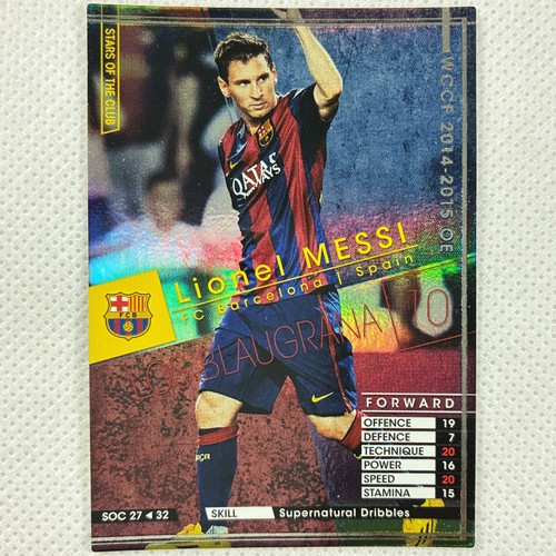 Panini wccf 2014 lionel - panini,
