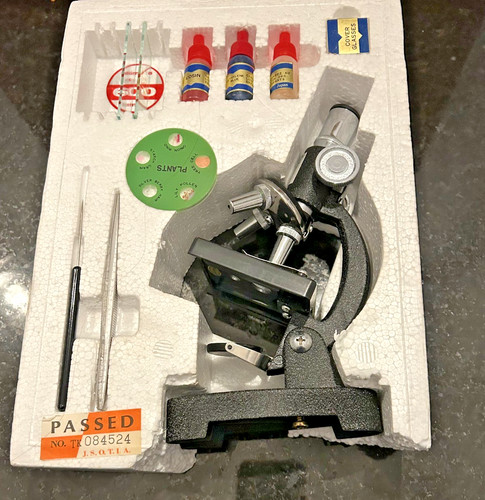 Vintage microscope chemistry - vintage,