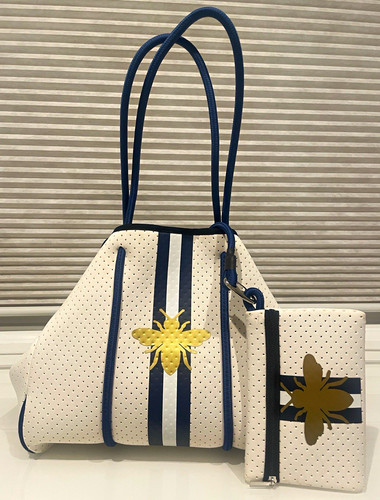 Lemonbella large white - lemonbella, white/blue