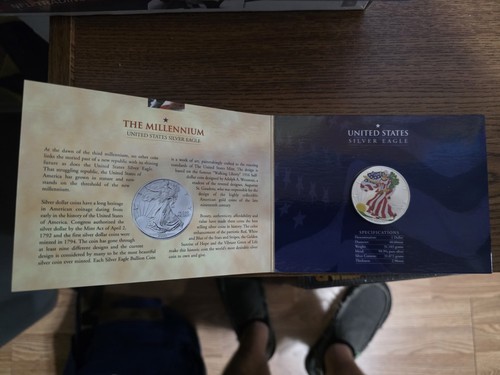 2000 millennium silver - millennium,
