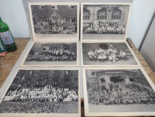Lot of 6 Edwardian group photographs Oriel College Oxford 1906 rowing hockey