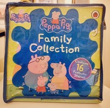Peppa Pig Family Collection 16-Book Bundle With Carry Case Preschool Story Set