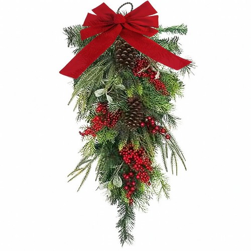Christmas teardrop swag - christmas,