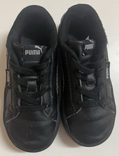 Puma Boys Black Trainers Size