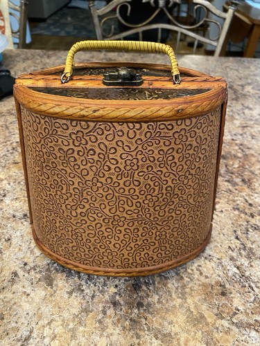 Vintage wooden barrel - vintage, purse