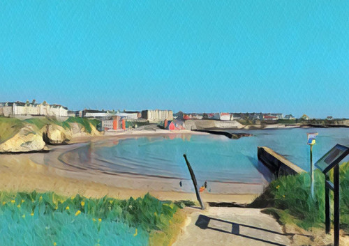 Greeting card cullercoats - -,