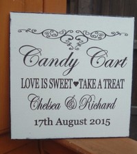 Candy Cart Personalised Shabby