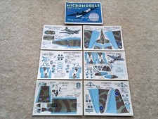 CWW2 VINTAGE MICROMODELS SERIES G.SET No1 HEAVY BOMBERS 1/200 SCALE UNMADE MODEL