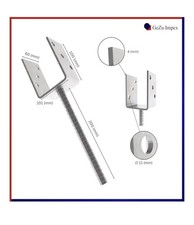 Post Holder U 101 x 300 mm Hot