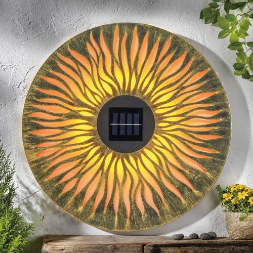 Large solar sun - sun, garden