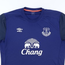 Umbro Everton T shirt Football 90s Vintage Tee Retro Sports Blue Size Large