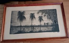 Pen & Ink Drawing of African