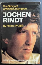 Jochen Rindt, Story of a World Champion, Heinz Prüller, Hardcover, Pre-loved