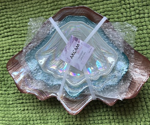 Akcam turkish art glass shell - glass,