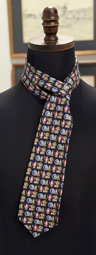 Vintage burberry silk necktie - burberry,
