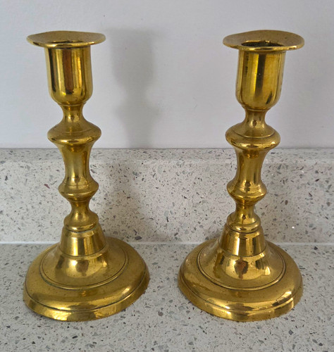 Pair brass - of,