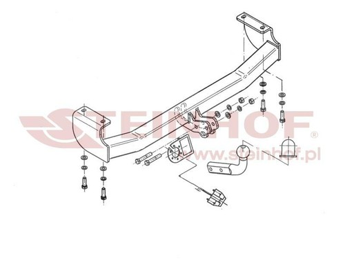 Steinhof towbar for suzuki - towbar,