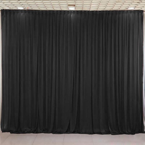 Black backdrop curtain - 3m×3m,