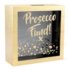 Wooden Money Box Frame Glass