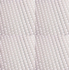 500 SELF ADHESIVE MINI ROUND WHITE PEARLS STICK ON EMBELLISHMENT 3MM FLAT BACK