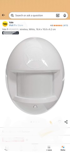Yale wireless pir - yale, motion