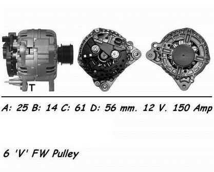 Wai alternator 150amp - wai,