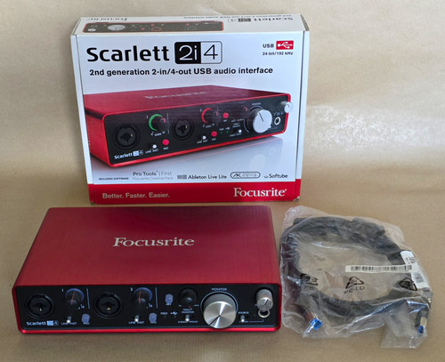 Focusrite scarlett 2i4 2nd - focusrite, gen