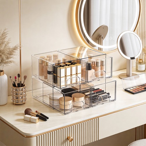 4pcs stackable clear acrylic - stackable,
