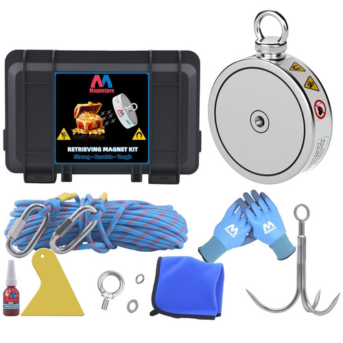 2000lb magnet fishing - magnet, kit