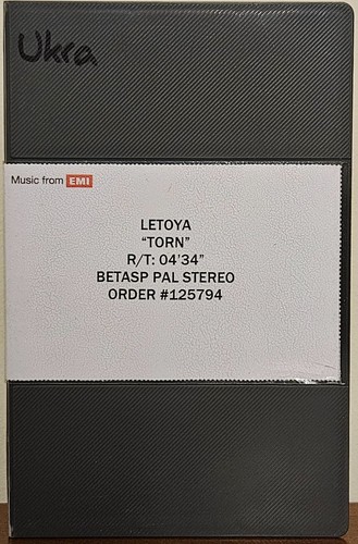 Letoya torn promo betacam - -,