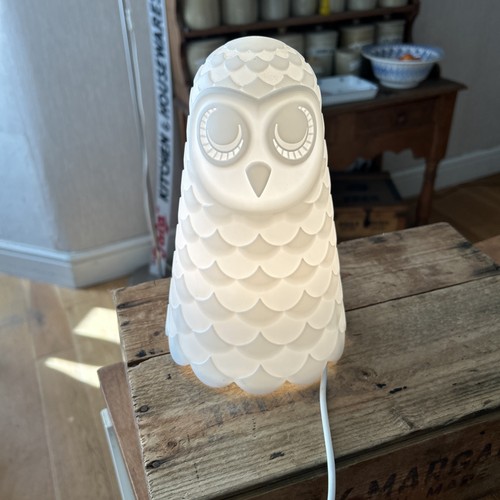 Ikea white plastic owl solbo - ikea,
