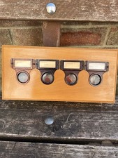 Vintage Butler Indicator Servant Call Box Bell