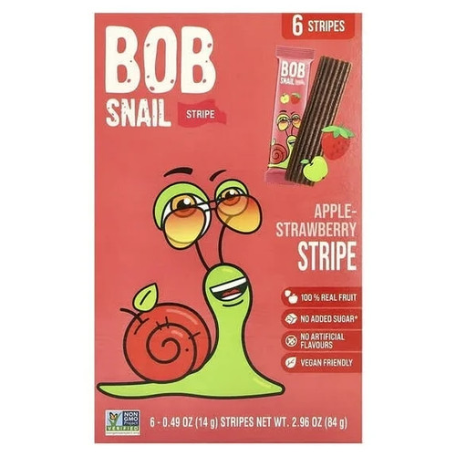 Bob snail fruit stripe apple - stripe,