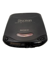 Sony Discman Mega Bass D-141 Portable CD Player Black - Fully Working