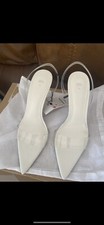 Zara Womens White Polyurethane