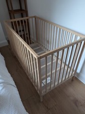 Solid Wood Baby Cotbed 60x120