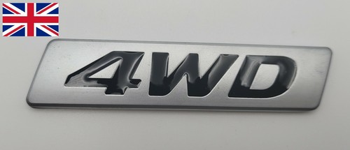 Metal black 4wd - metal, badge