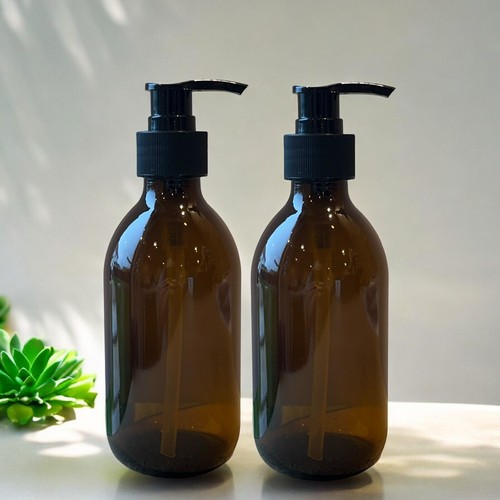 250ml reusable amber glass - reusable,