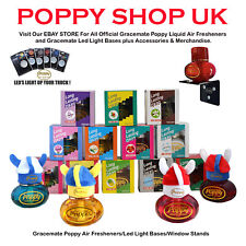 Gracemate Poppy Air Freshener & Poppy LED Light Bases FREE NEXT DAY DELIVERY