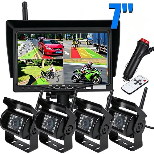 Wireless rear view monitor - 7",