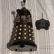 Doctor Who Dalek 18 Inch RC Bronze Voice Interactive Radio Control Working Order