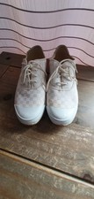 Vintage retro   Dunlop Green Flash Trainers Size 8 brown     / White 