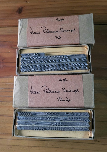 Vintage letterpress metal - letterpress,